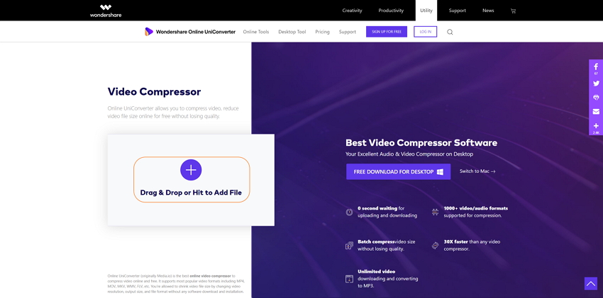 Add file(s) to the online compressor