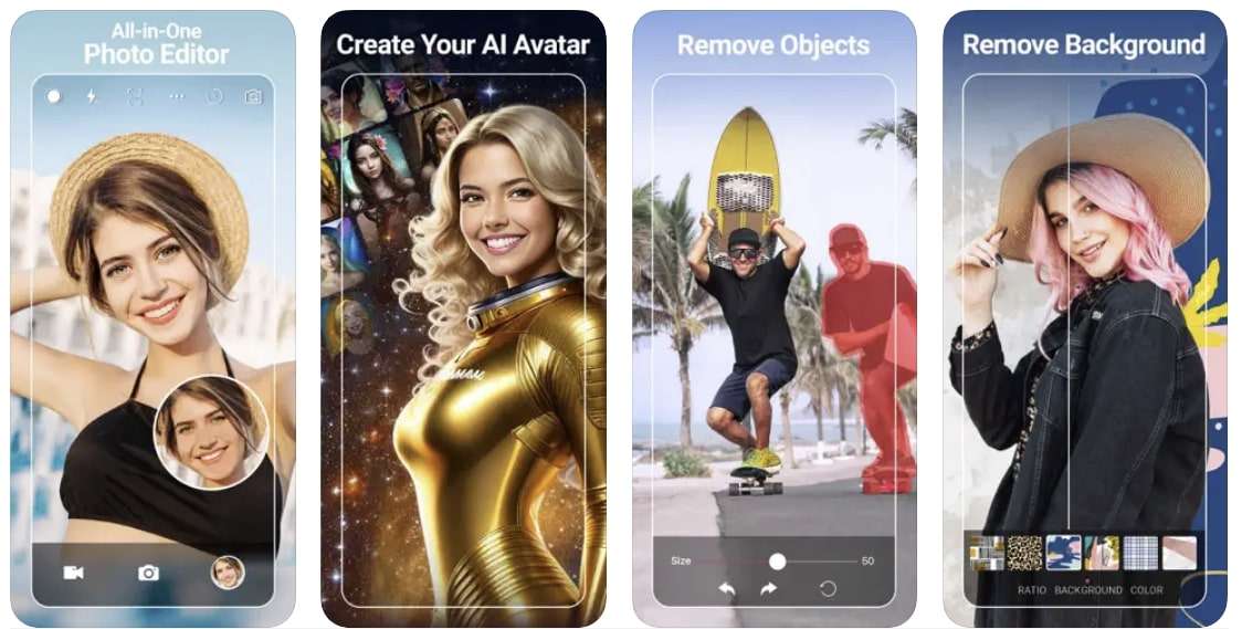 youcam perfect logo background remover