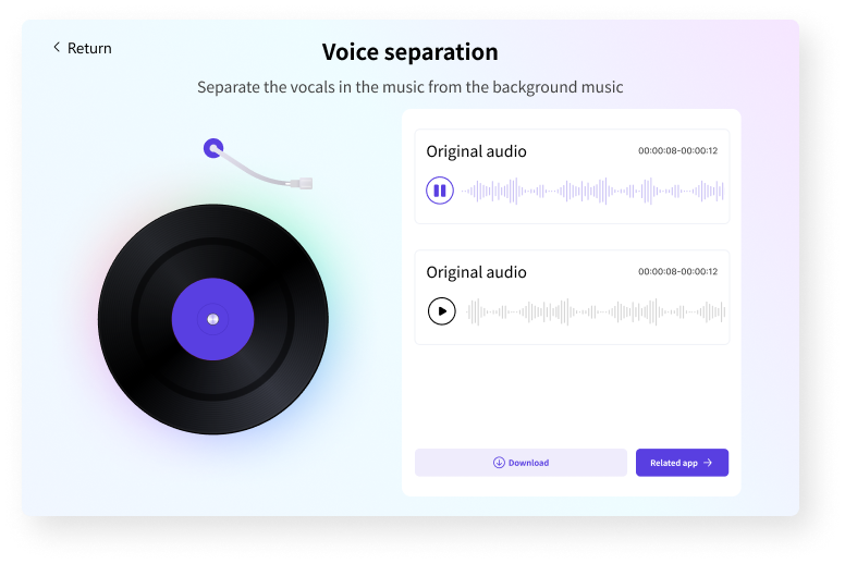 editar y exportar audio con forma de onda de audio