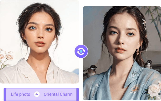 Media.io ai image selfie generator